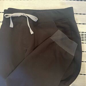 Figs Black Jogger Scrub Pants